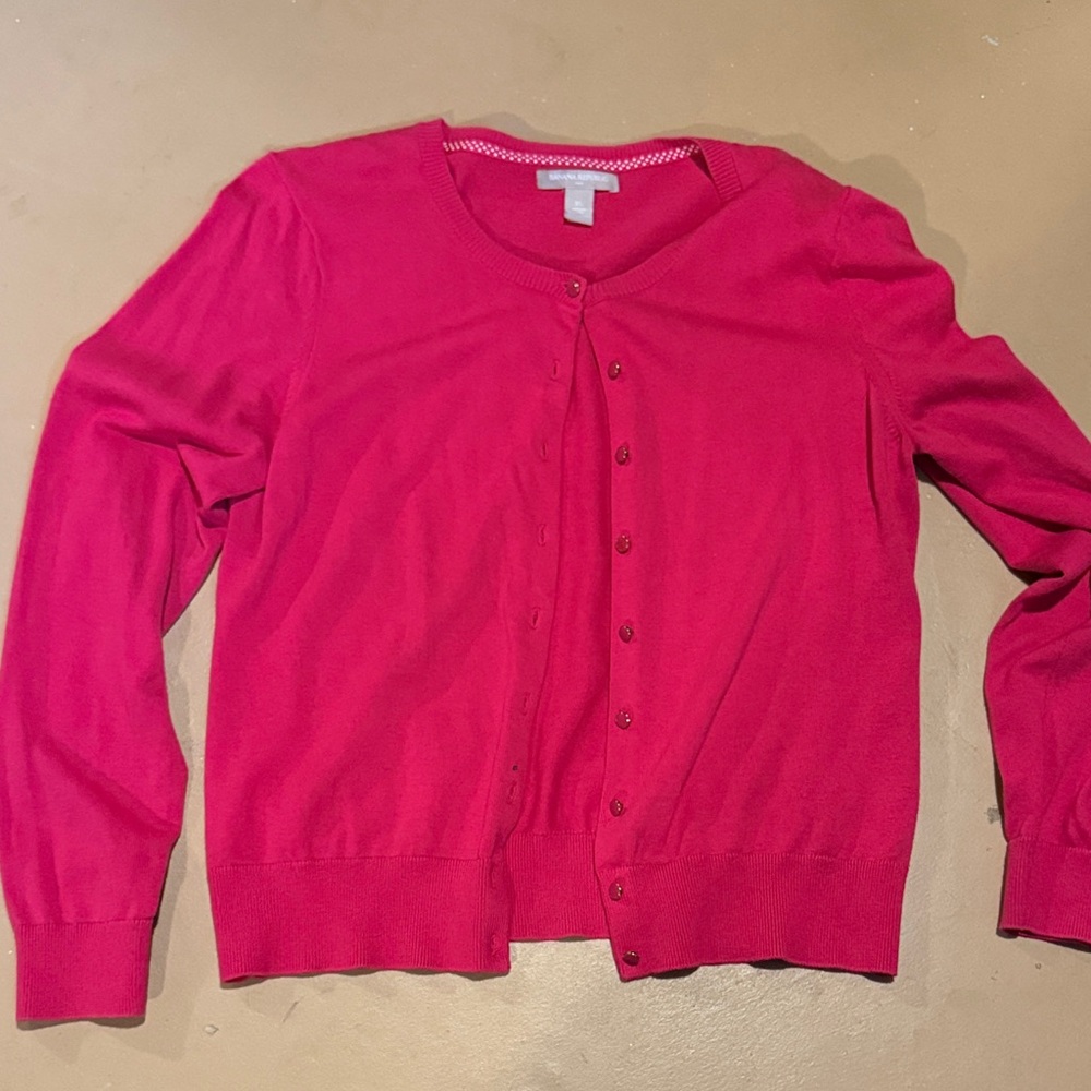 Banana Republic Fuchsia Cardigan Sweater